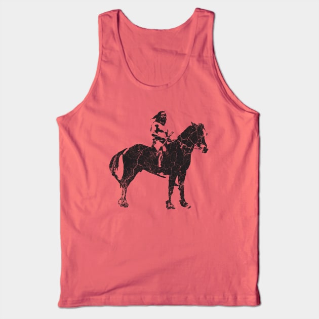 Warrior on Horseback - Native American Tank Top by ClothedCircuit